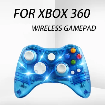 Беспроводной контроллер для XBOX360, беспроводной геймпад для Microsoft, для Xbox360, для ПК, беспроводной геймпад, ослепительный светодиодный джойстик