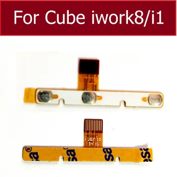100% Натуральная Боковая кнопка Включения Выключения Громкости Гибкий кабель Для Cube iwork 8-i1 Переключатель громкости Питания Гибкая Лента Запасные Части
