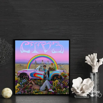 Jaden CTV3 Cool Tape Vol. 3 Обложка музыкального альбома, плакат, художественная печать, Домашний декор, Настенная живопись (без рамки)