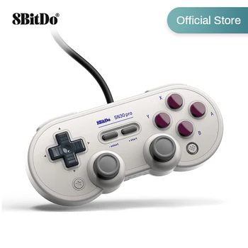 8 Bitdo Проводной USB-геймпад SN30 Pro для Nintendo Switch Windows Raspberry Pi G Classic