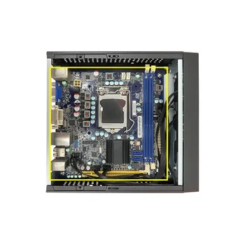 Компьютерное шасси M09 HTPC Host Mini ITX Источник питания постоянного тока, Шасси промышленного управления, корпус домашнего настольного компьютера