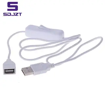 удлинитель USB длиной 100 см для мужчин и женщин с переключателем включения/выключения удлинителя кабеля, переключатель линии питания USB, прочный адаптер