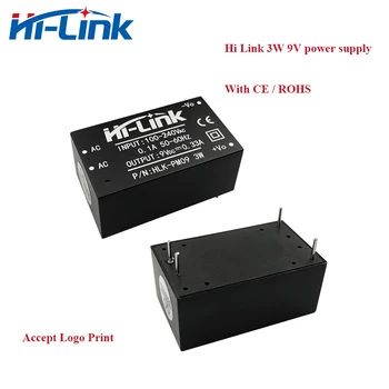 Бесплатная доставка, 10 шт., Hi-Link 220 В до 9 В 3 Вт, мини-модуль питания, интеллектуальный бытовой выключатель, преобразователь переменного тока в постоянный HLK-PM09