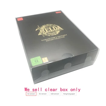 10 шт., прозрачный чехол из ПЭТ для переключателя NS для The Legend of Zelda: Tears of Kingdom, Коллекционное издание, коробка для хранения