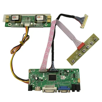 M.NT68676 Комплект платы для M170EG01 V7 V.7 M170EG01 V.9 V9 HDMI + DVI + VGA Драйвер платы контроллера со светодиодным ЖК-дисплеем