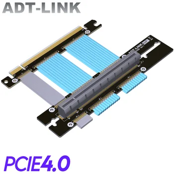 PCI Express PCIe 4.0 x16 Гибкий Плоский Удлинитель Кабеля Riser Adapter Высокоскоростной графический процессор RTX3090 Видеокарта GEN4 16x Вертикальный кабель