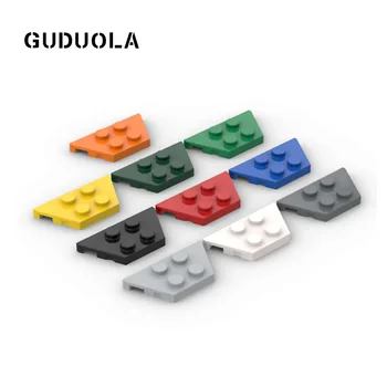Guduola Special Plate Wing 2x4 (51739) Пластинчатая сборка MOC Block Plate 2x4 x 18 ° Развивающая игрушка для детей 50 шт./лот