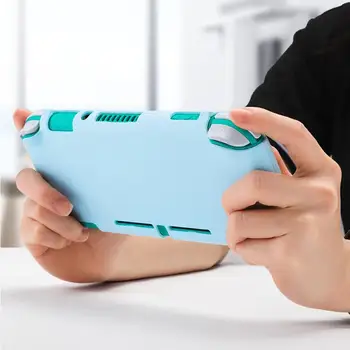 Мягкий однотонный защитный чехол для геймпада с защитой от царапин для Nintendo Switch Lite, износостойкий, пылезащитный от царапин