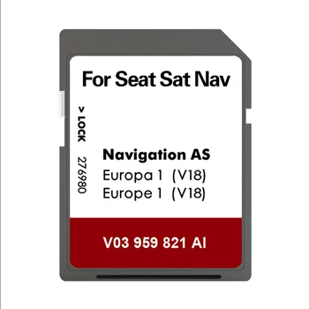 Быстрая Доставка С наклейками противотуманного отражения AS V18 SD Карты MIB2 Europe Navi Navigation 2023 для Seat Leon