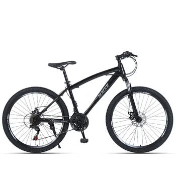 Горный велосипед с переменной скоростью Горный велосипед Очень простой, однотонный, эстетичный, Со спицами, Колесное кольцо, Рама из Высокоуглеродистой стали