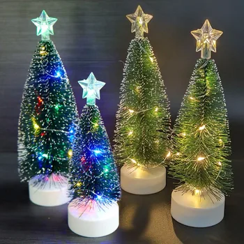Мини-Светящаяся Рождественская елка В Атмосфере Рождественского домашнего декора