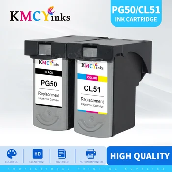 Чернильный картридж KMCYinks PG 50 Совместимый для Принтера Canon PG50 CL51 PG-50 CL-51 Pixma MP450 MP460 MX300 MX310 iP2200 MP150 MP160