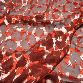 Новейшая Популярная Моющаяся Шелковая Выгорающая ткань Opal Textile для модного весеннего платья для девочек