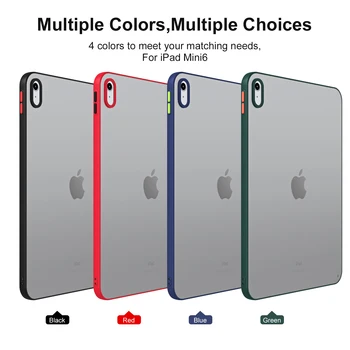 Для Apple iPad Mini6 Чехол Для iPad Mini 5 4 3 2 1 Чехол Жесткий Чехол Для планшетного ПК С Прозрачной Глазурью 7,9 8,3 дюйма Легкий Чехол