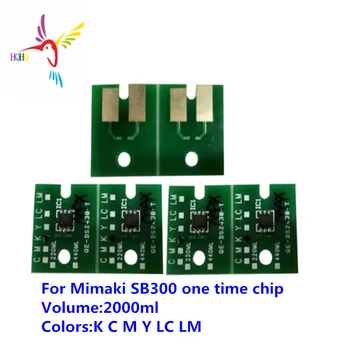 2000 МЛ SB300 Одноразовый Чип Для принтера Mimaki Tx400-1800B Tx400-1800D Одноразового Использования 6 шт./компл.