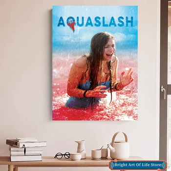 Aquaslash (2019), Художественная обложка для постера фильма, принт с изображением звезды, Домашний декор для квартиры, Настенная живопись (без рамки)