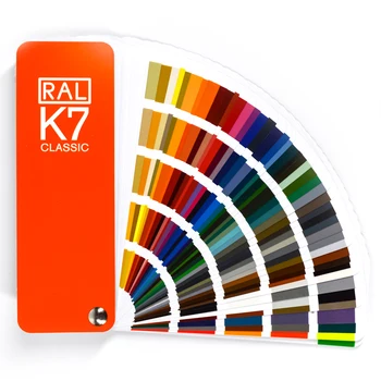 Цветная карта международного стандарта RAL K7 raul - цветная карта лакокрасочных покрытий