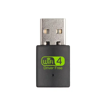 300 Мбит/с WiFi адаптер Бесплатный драйвер Беспроводной приемник Сетевая карта USB беспроводной WiFi передатчик мини сигнала