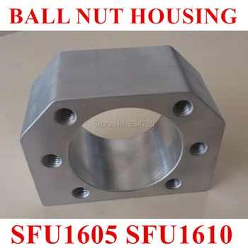 Бесплатная Доставка шариковинтовой гайки корпус кронштейн держатель для SFU1604 SFU1605 SFU1610 Материал из алюминиевого сплава для шарикового винта 1605