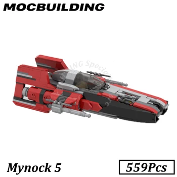 Mynock 5 Модель автомобиля Городской автомобиль Фильм Космический корабль MOC Строительные блоки Кирпичи Головоломки Игрушки Детский подарок