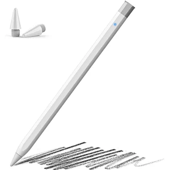 Стилус-карандаш для Apple iPad с отклонением наклона ладони и магнитным креплением Работает с iPad 10-го 9-го 8-го 7-го 6-го поколения iPad Air iPad Pro mini