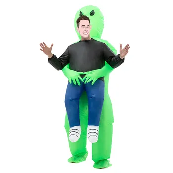 Производители поставляют новый ghost hugger зеленый ghost alien Одежда для вечеринки на Хэллоуин надувные костюмы инопланетян