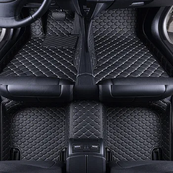 Изготовленные на заказ Кожаные автомобильные коврики для Mitsubishi Eclipse Cross 2018-2020 Аксессуары Tapete Automotivo Para Carro Для Укладки Интерьера