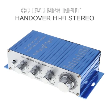 Автомобильный усилитель мощности CD DVD MP3 Вход HiFi Автомобильный стереозвук Аудио Усилитель RMS 20 Вт + 10 Вт