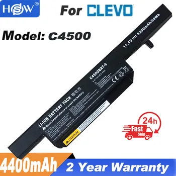 C4500BAT-6 C4500BAT 6 Аккумулятор для ноутбука Clevo C4500 C4500Q 5200 мАч BAT-B5105M C4100