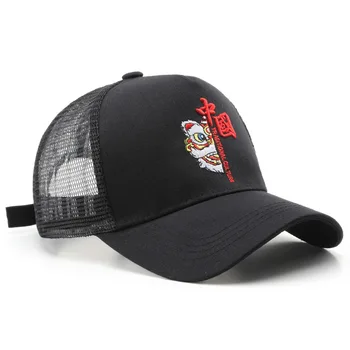 Бейсбольная кепка 2023, сетчатая кепка, Спортивная мужская кепка для путешествий, солнцезащитный крем, кепка для пары в японском корейском стиле с мультяшной вышивкой
