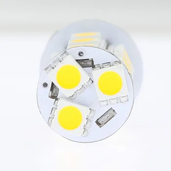Белая светодиодная лампа G4 12V 18LED 5050SMD 300LM Башенного типа под шкаф Светодиодное освещение для хрустальной люстры, 1 шт./лот