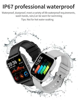 Смарт-часы H10 Для Мужчин и Женщин Bluetooth Smartwatch, спортивный фитнес-трекер, Водонепроницаемый светодиодный полноэкранный сенсорный экран для Android IOS