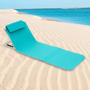 Походный складной напольный стул с поддержкой спины Походный стул, складной пляжный стул, коврик для отдыха на лужайке для пикника на заднем дворе