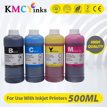 KMCYinks 500 мл Комплект Для Заправки чернил для принтера Черного Цвета Для Чернильных Картриджей HP302 XL Deskjet 2130 2131 1110 1111 1112 3630 Принтер