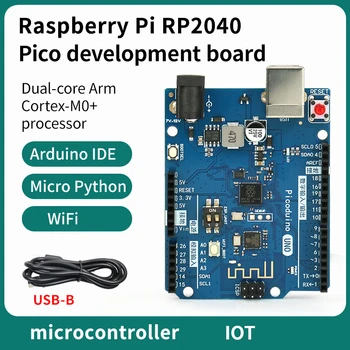 Плата разработки Raspberry PI RP2040 MicroPython programming iot development Pcio
