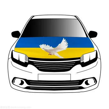 Украинский флаг флаг голубя мира флаги 3.3x5ft /5x7ft 100% полиэстер Усовершенствованная сублимационная печать чехол для автомобиля флаг + треугольная застежка