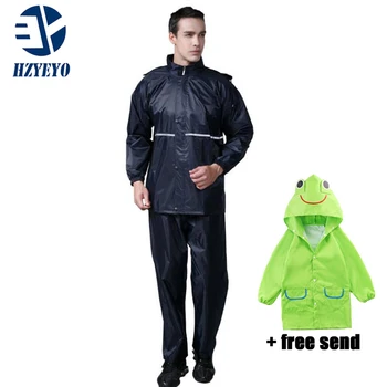 Уличная непромокаемая куртка HZYEYO, Мотоциклетный дождевик, Мужские непромокаемые брюки для путешествий, Дождевик для электровелосипеда