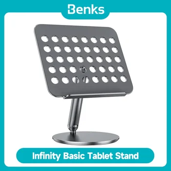 Benks Infinity Базовая подставка для планшета 5-13 дюймов Универсальный Вращающийся на 360 Градусов Регулируемый Складной портативный держатель мобильного телефона