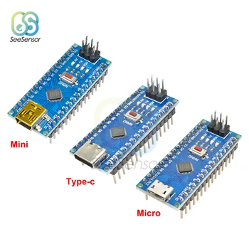 Модуль контроллера Nano 3.0 ATmega328P Совместимая плата CH340 USB Driver Development Board для arduino Mini/Micro/Type-C USB