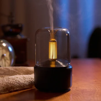 Новый Ультразвуковой диффузор эфирного масла, Маленький Бытовой автоматический Увлажнитель для ароматерапии при свечах