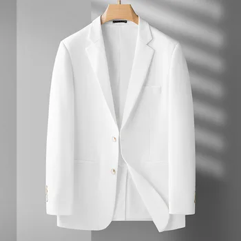 5977-2023, Осенне-зимний новый продукт, мужской костюм, деловая повседневная простота, сетчатая однотонная куртка west, мужское верхнее пальто